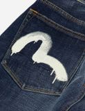  Quần Evisu Graffiti Seagull Logo Print Joggers 'Indigo' 