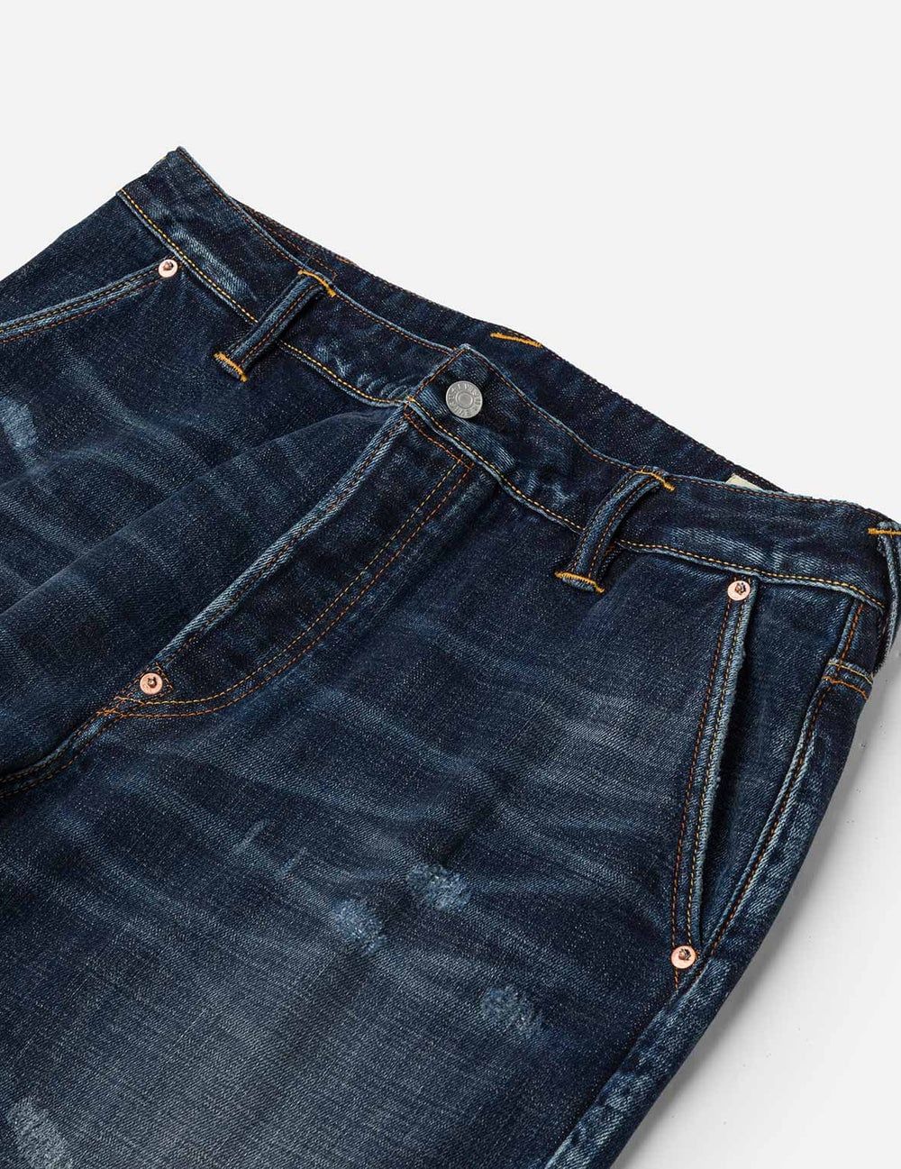  Quần Evisu Graffiti Seagull Logo Print Joggers 'Indigo' 