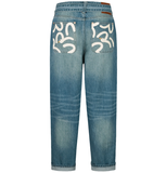  Quần Evisu Playful Seagull Print Pocket Loose 'Denim' 