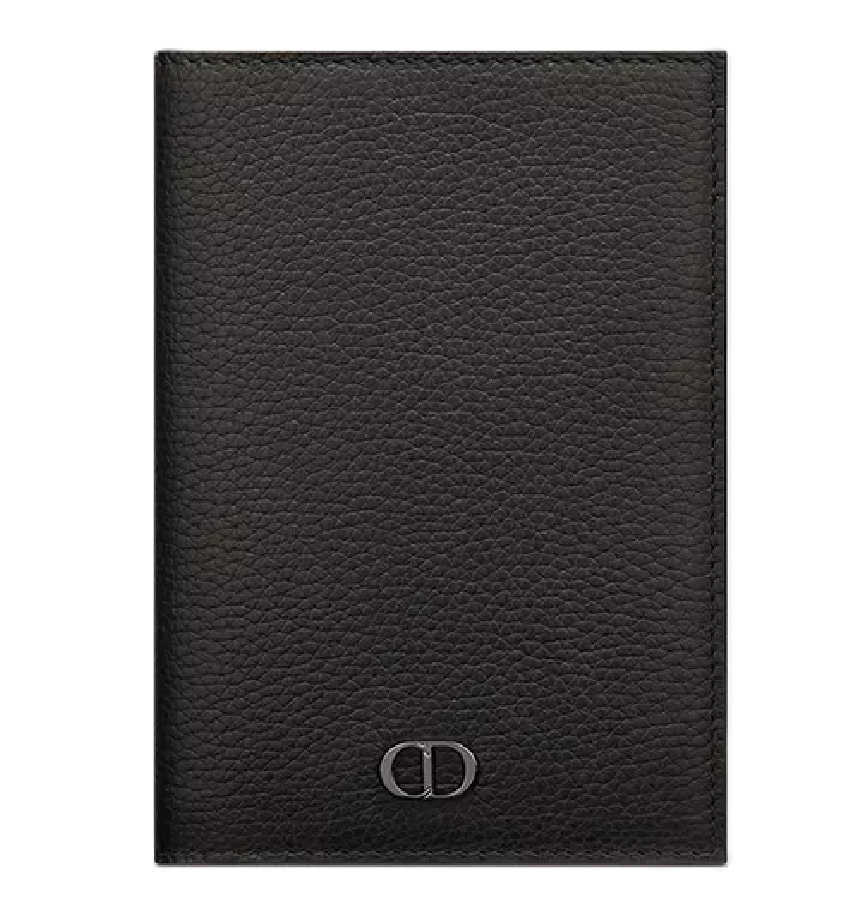  Ví Dior Passport Cover 'Black Grained' 