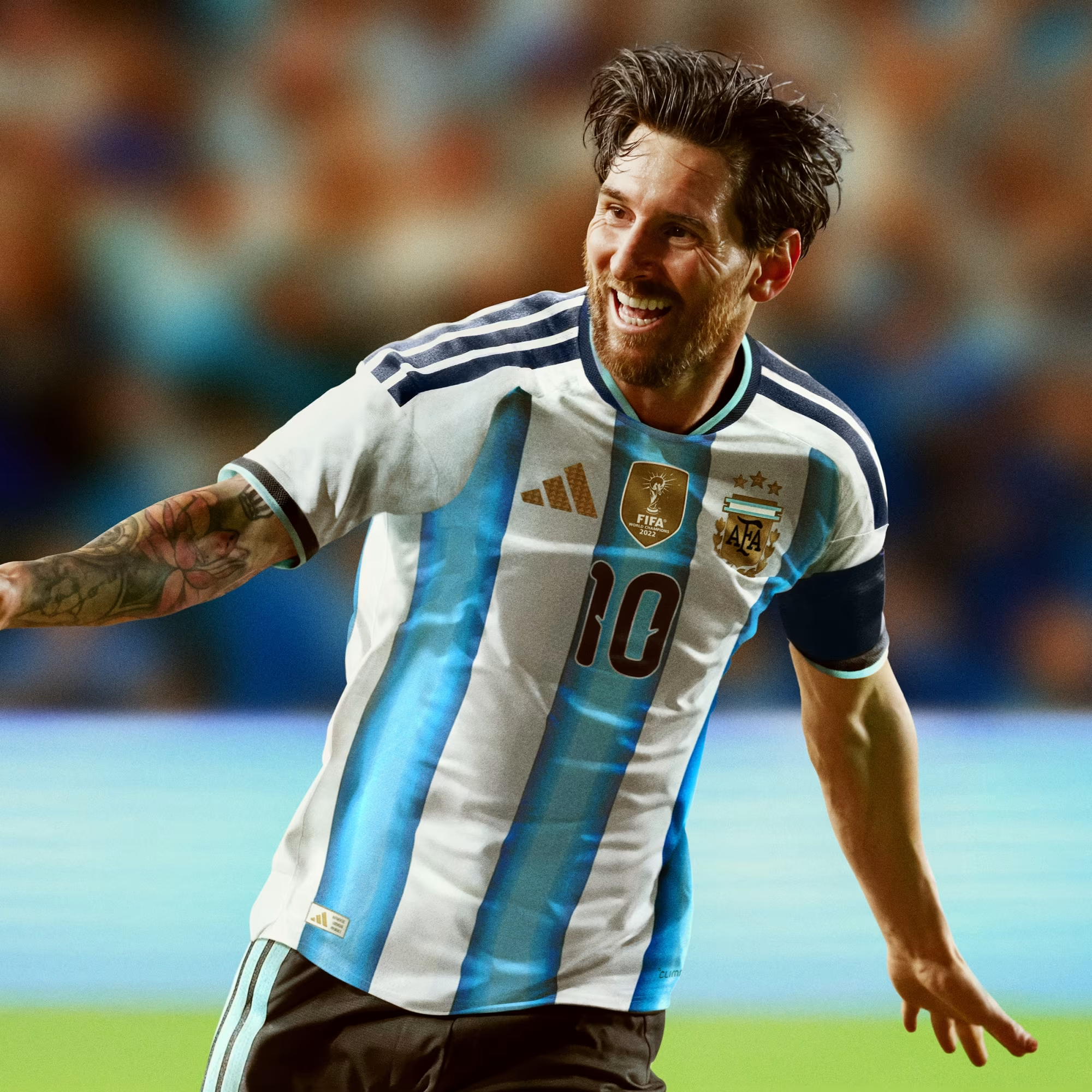  Áo Adidas Argentina 26 Jersey Authentic 'Blue Light' 