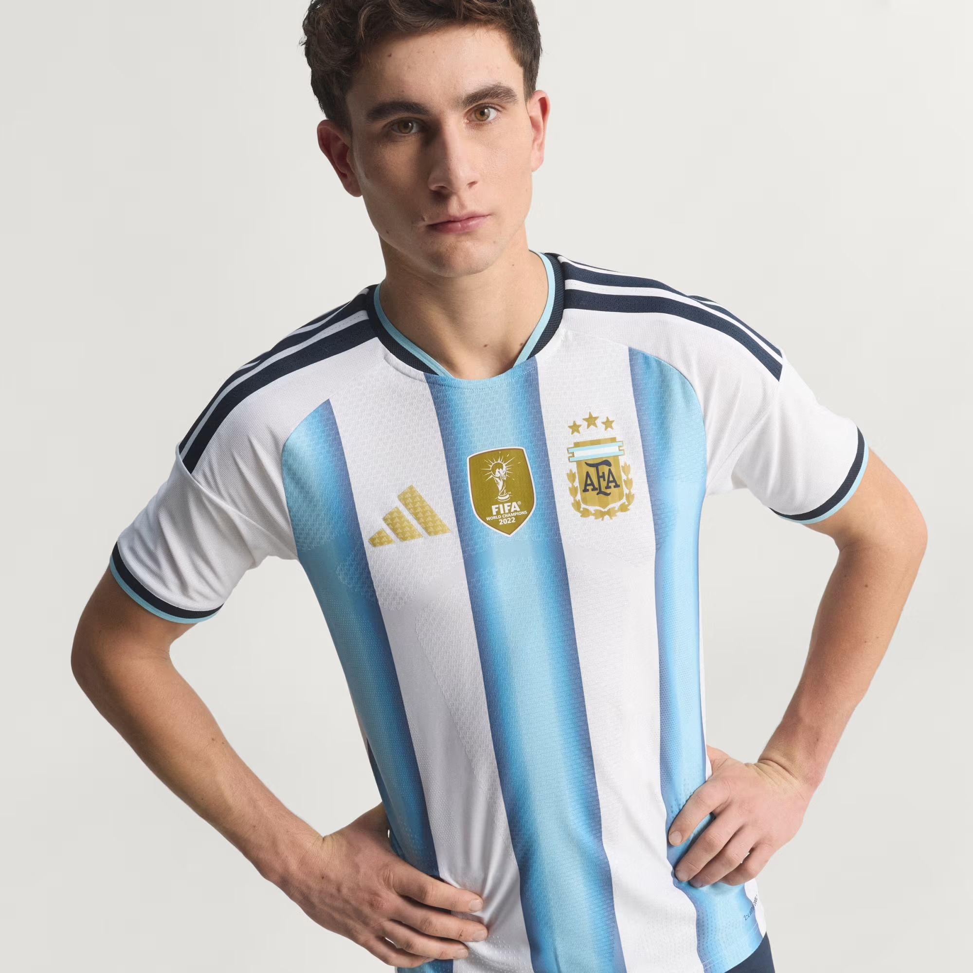  Áo Adidas Argentina 26 Jersey Authentic 'Blue Light' 