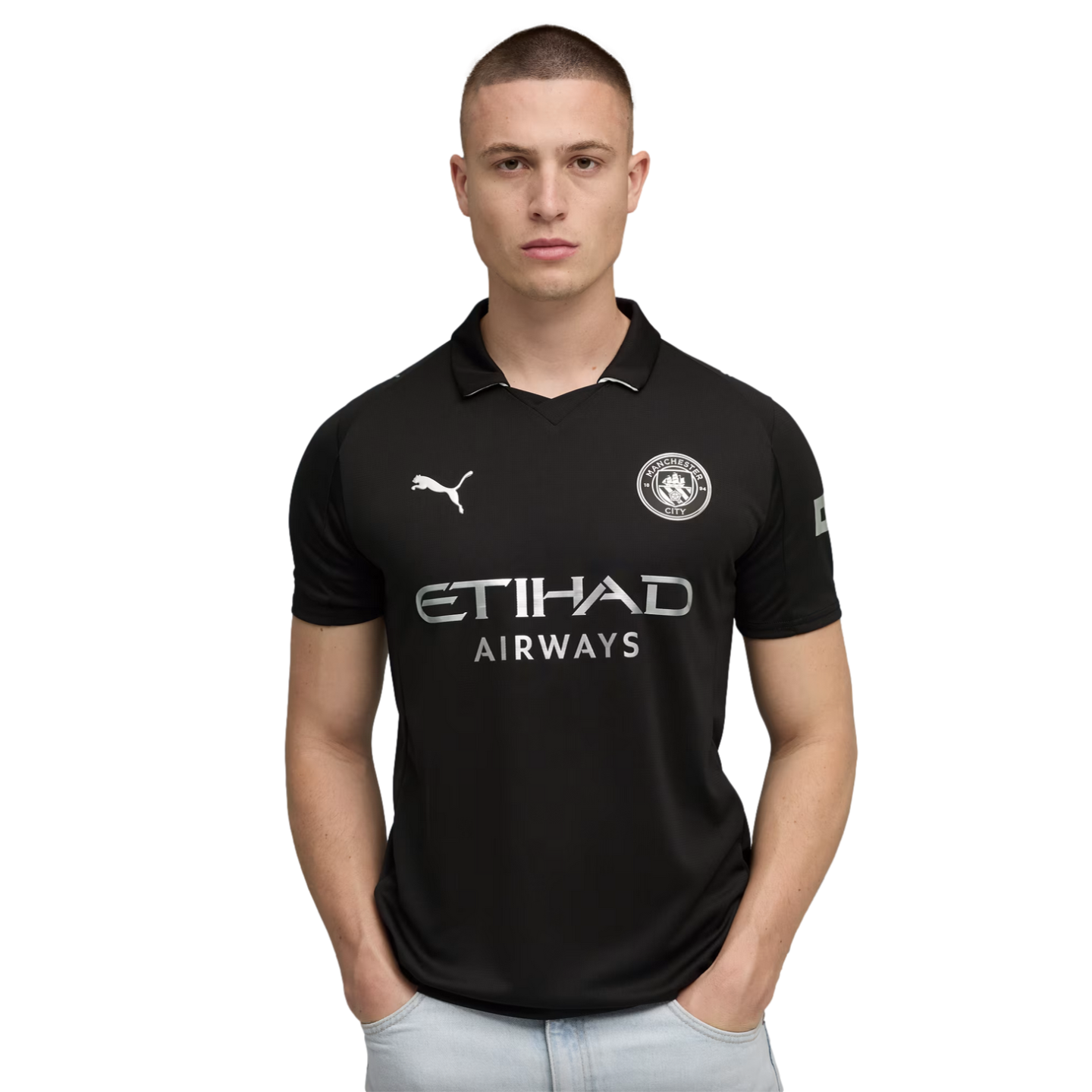  Áo Puma Manchester City 25/26 Away Jersey 'Black' 