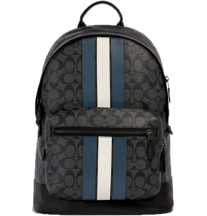  Balo Coach West Backpack Signature Varsity 'Denim' 