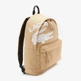  Balo Lacoste Contrast Branded Backpack 'Beige' 