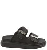  Dép Nữ Alexander McQueen Hybrid Slide 'Black' 