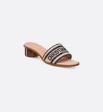  Dép Nữ Dior Dway Heeled Slide 'Natural Blue' 