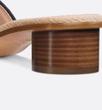  Dép Nữ Dior Dway Heeled Slide 'Natural Blue' 