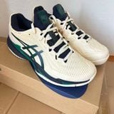  Giày Nam Asics Court FF 3 'Cream Jasper Green' 