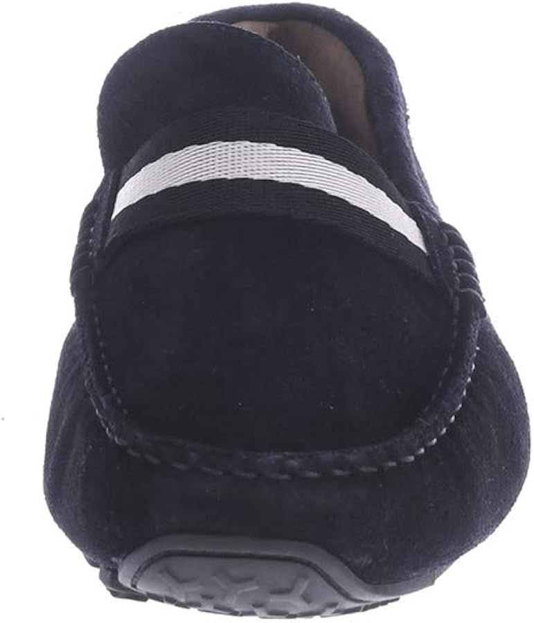  Giày Nam Bally Suede Pearce Driver Moccasins 'Navy' 