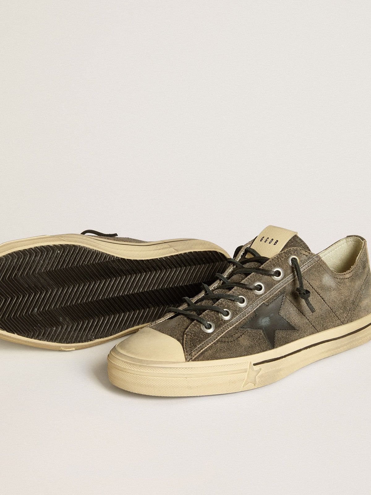  Giày Nam Golden Goose V-Star 'Black' 