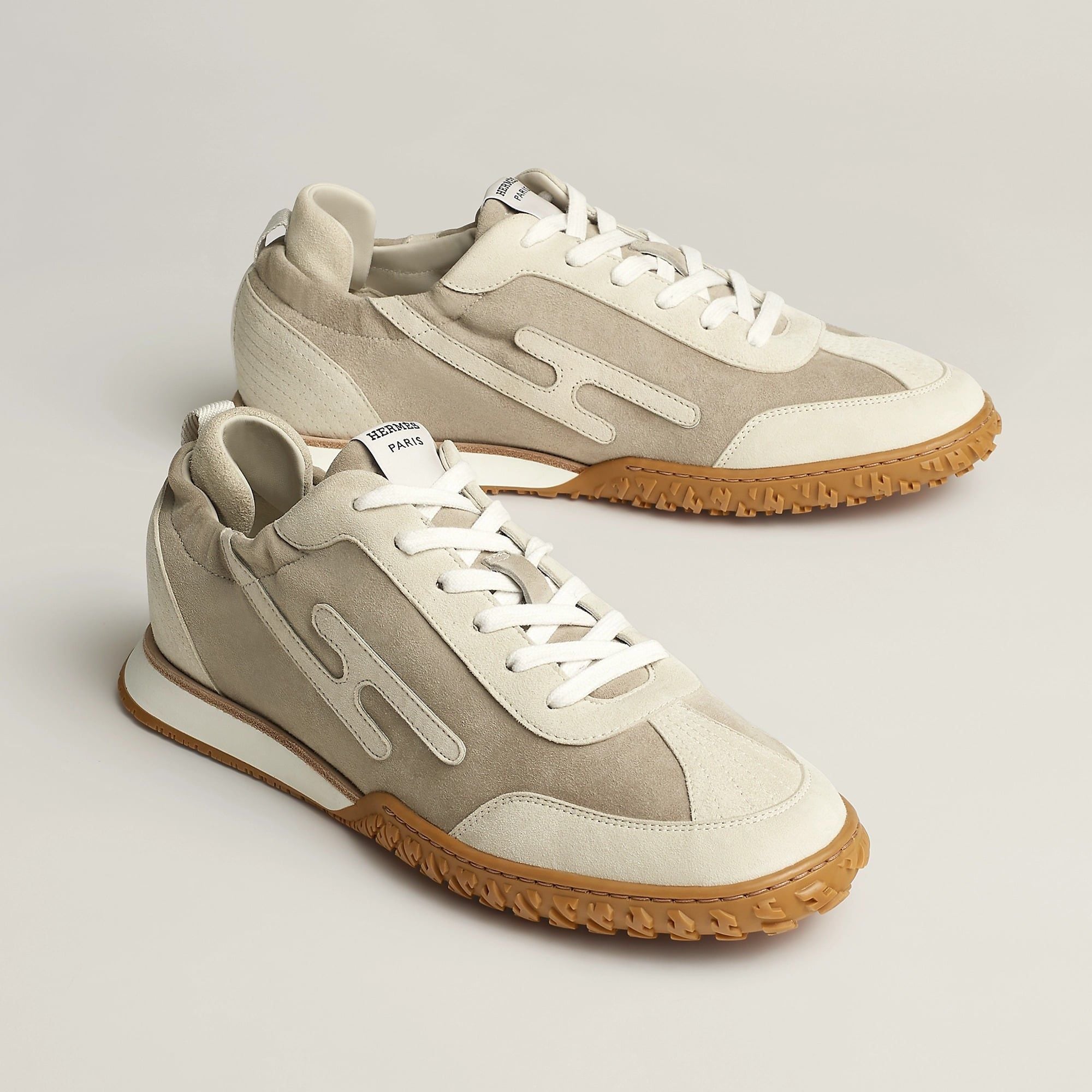  Giày Nam Hermes Jet Sneaker 'Beige Esquisse' 