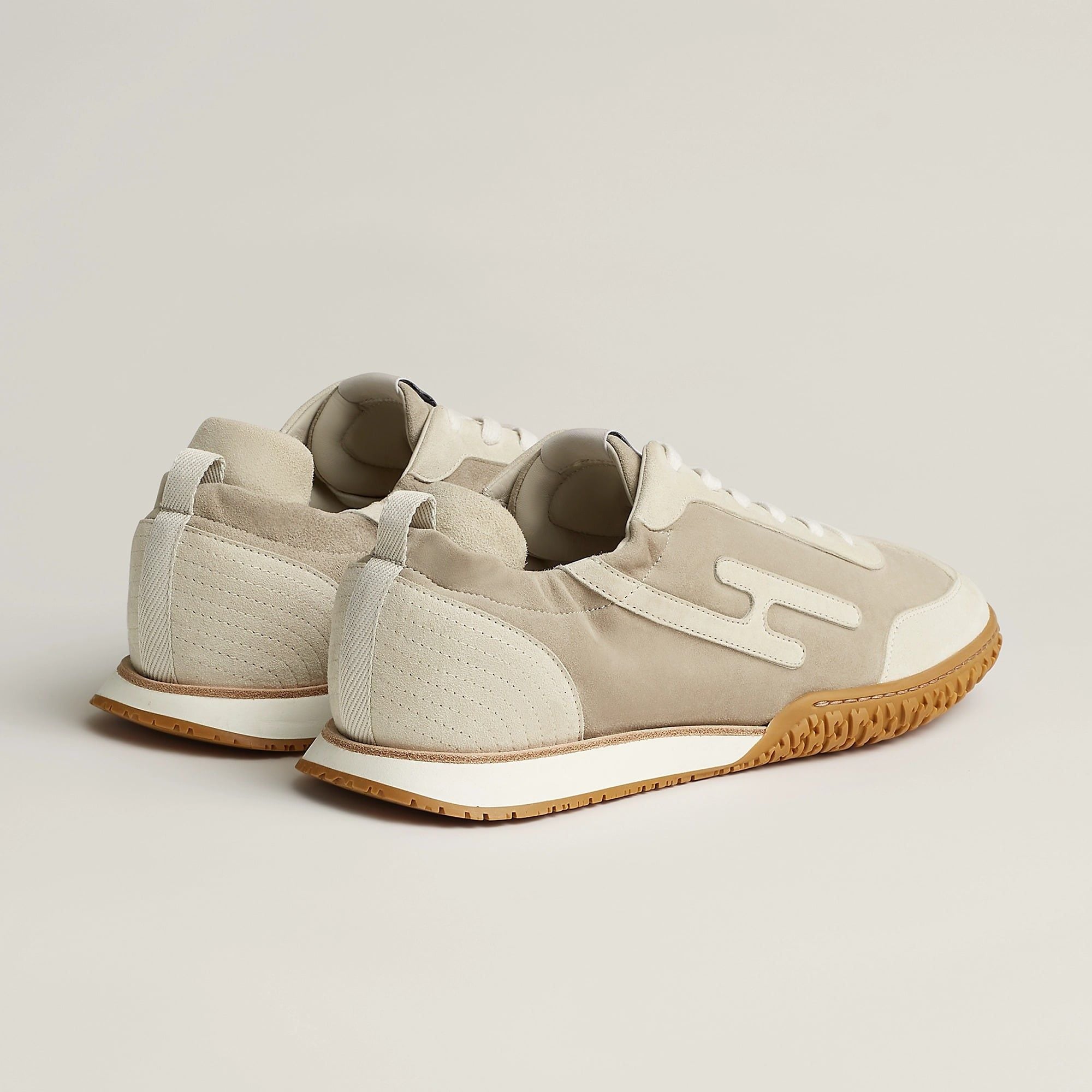  Giày Nam Hermes Jet Sneaker 'Beige Esquisse' 