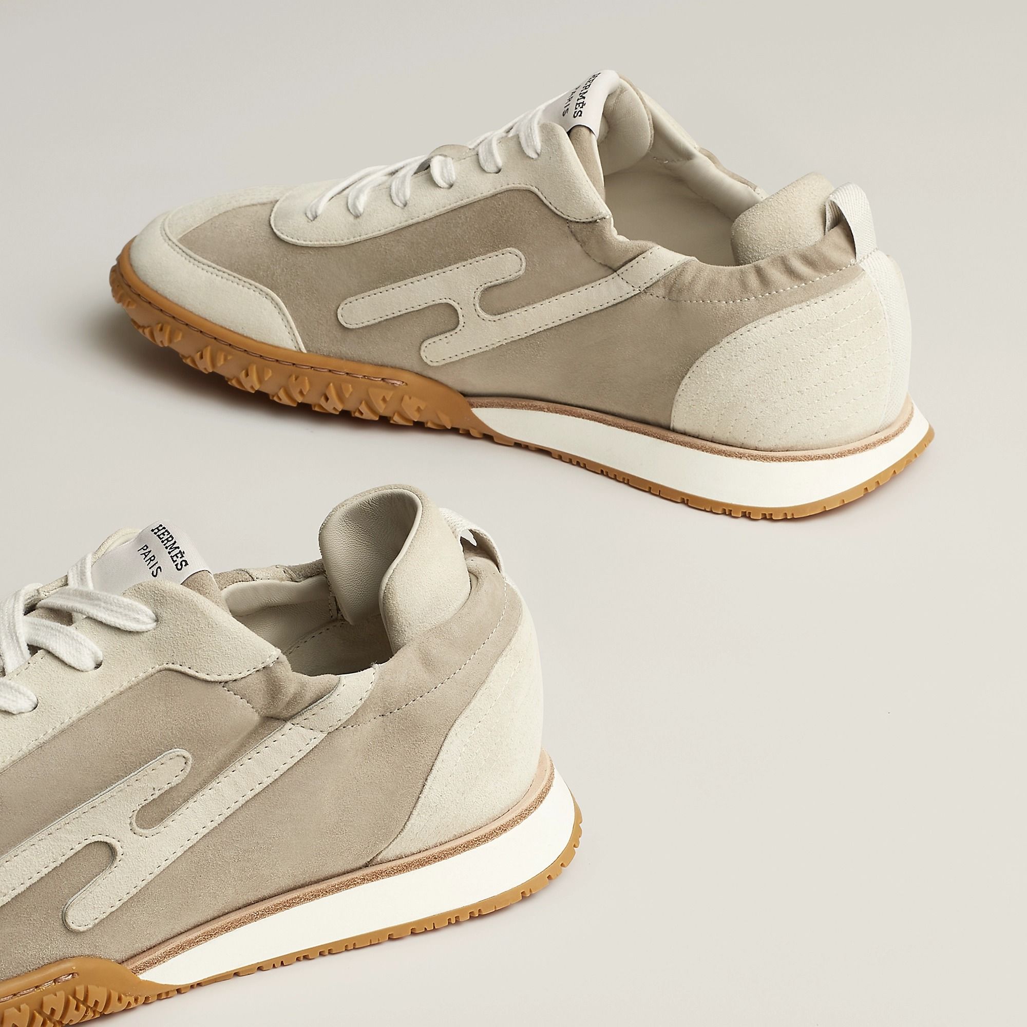  Giày Nam Hermes Jet Sneaker 'Beige Esquisse' 