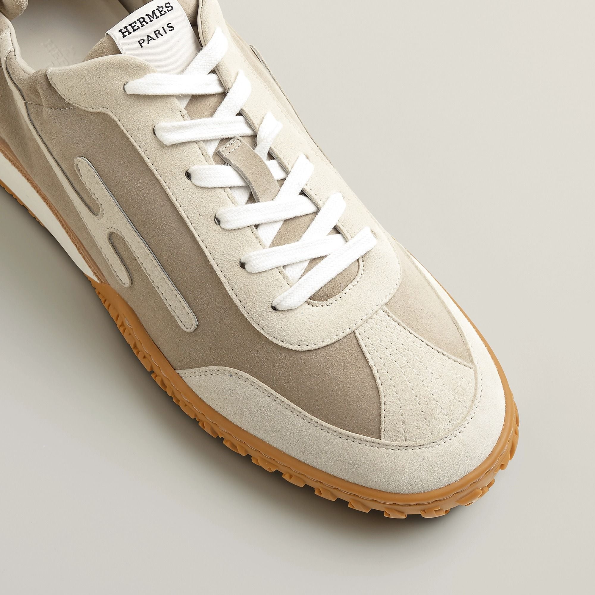  Giày Nam Hermes Jet Sneaker 'Beige Esquisse' 
