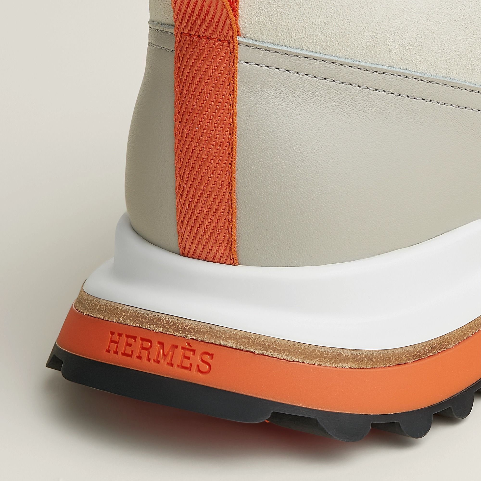  Giày Nam Hermes Leader Sneaker 'Gris Quartz' 