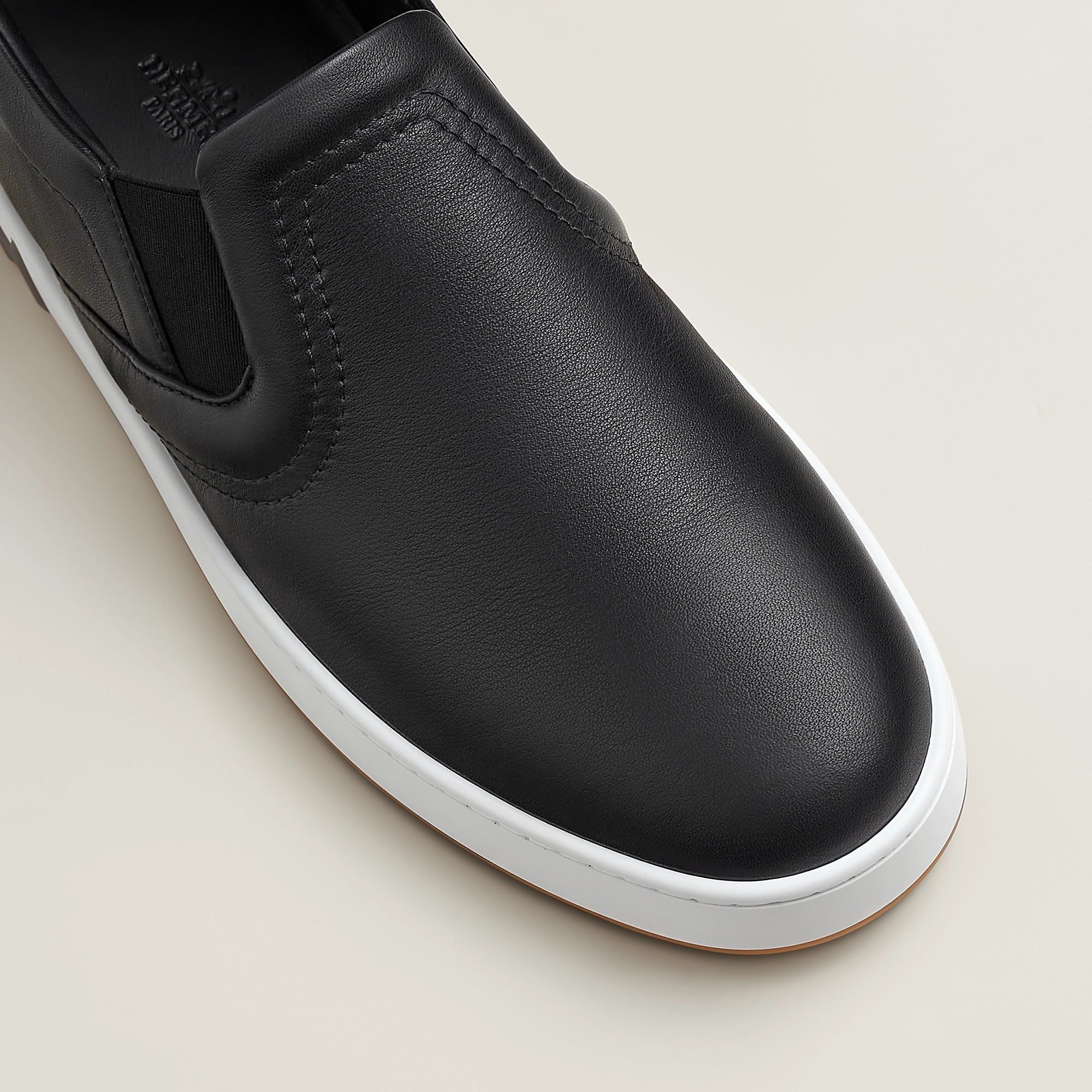  Giày Nam Hermes Lucky slip-on Sneaker 'Noir' 