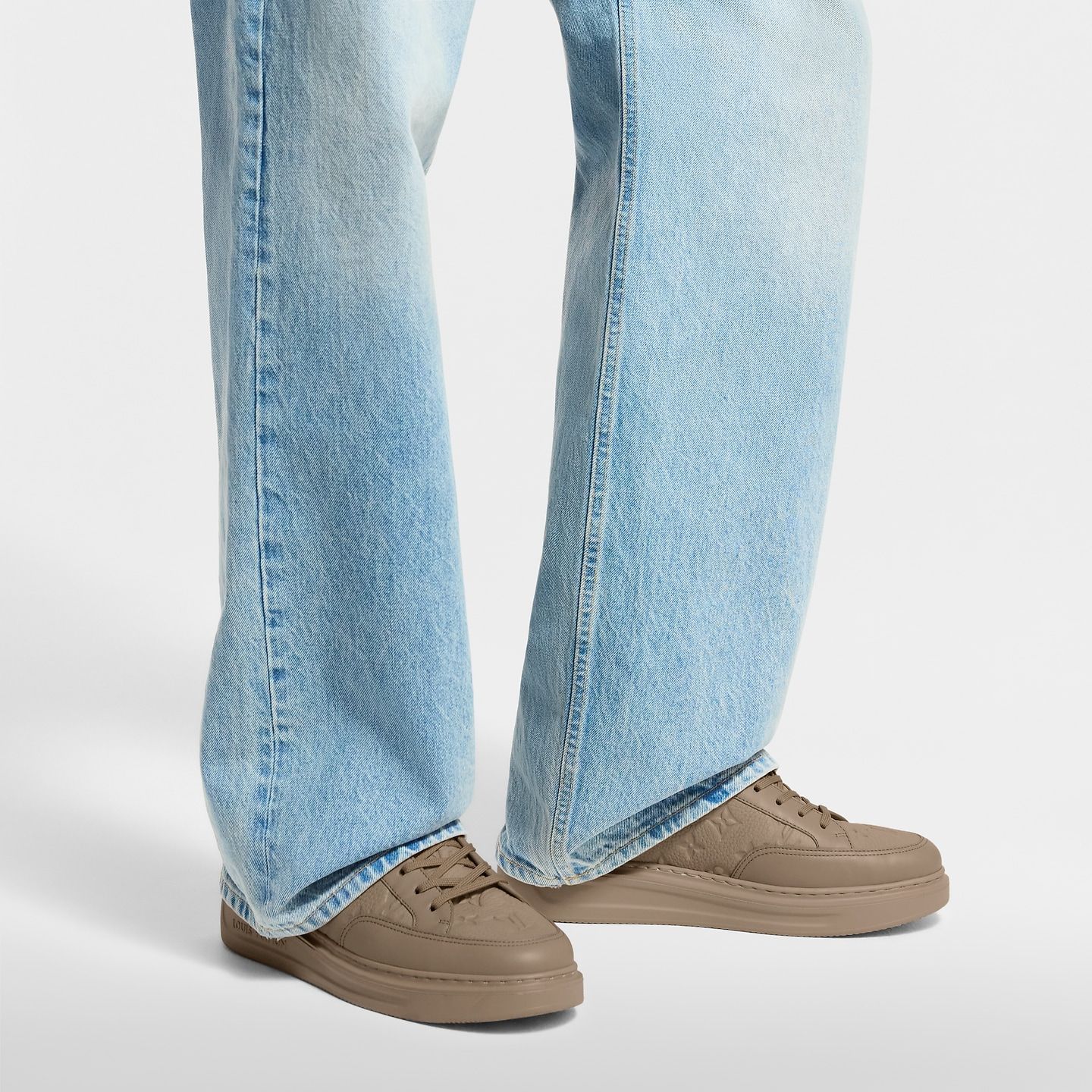  Giày Nam Louis Vuitton Beverly Hills Trainers 'Taupe' 