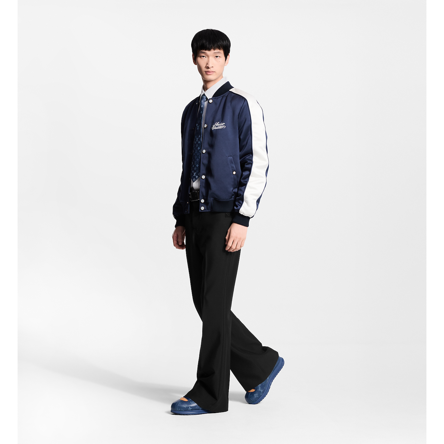  Giày Nam Louis Vuitton Lv Buttersoft Trainers 'Blue' 