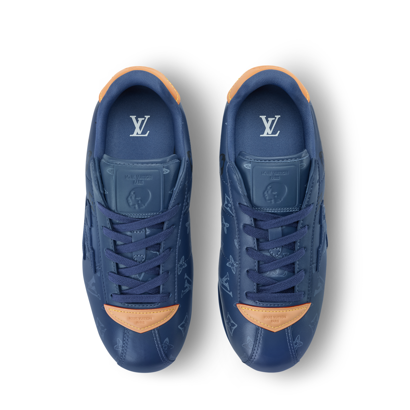  Giày Nam Louis Vuitton Lv Buttersoft Trainers 'Blue' 