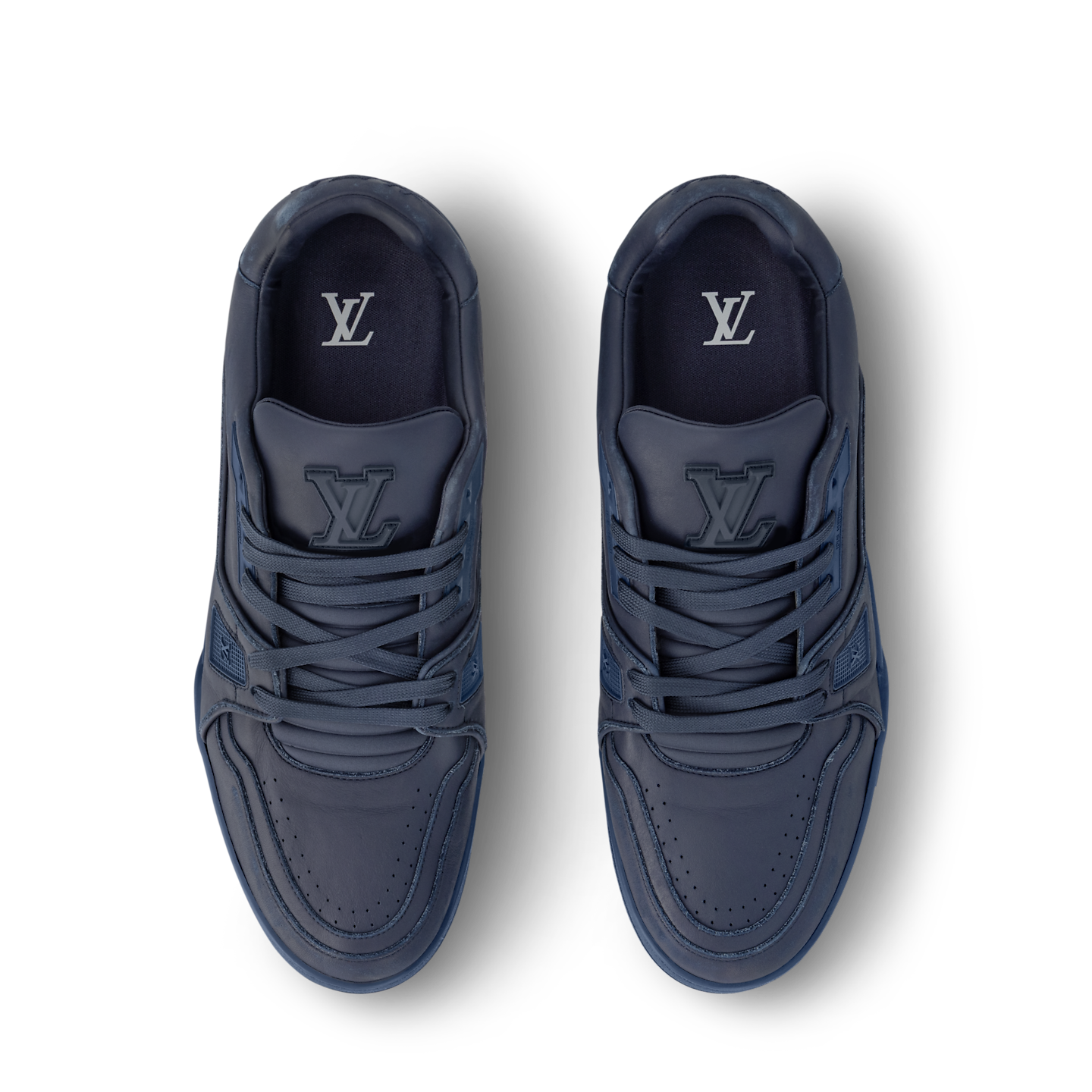  Giày Nam Louis Vuitton LV Distressed Trainers 'Blue' 