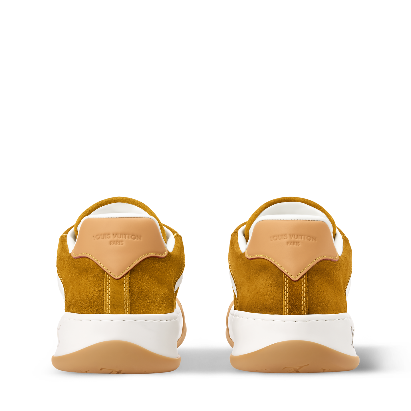  Giày Nam Louis Vuitton LV Tilted Trainers 'Cognac' 