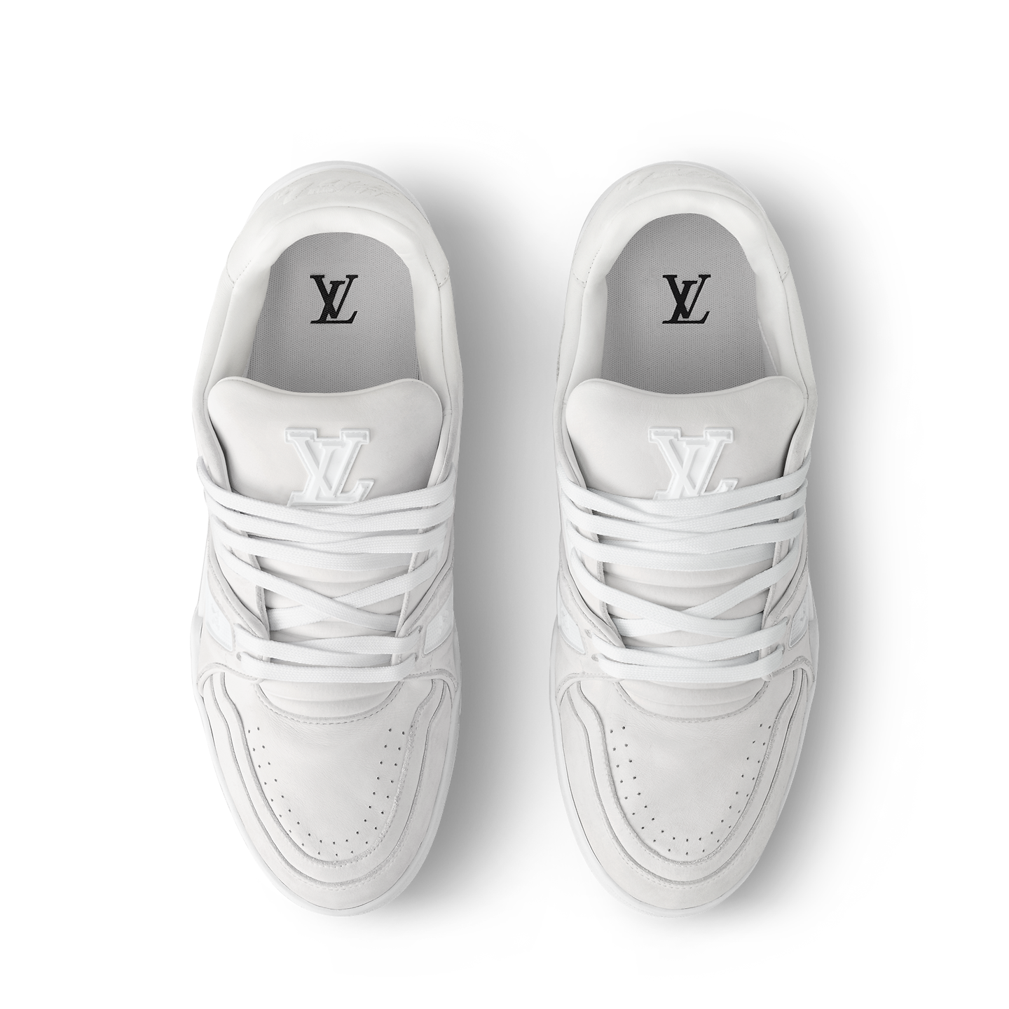  Giày Nam Louis Vuitton LV Trainer Distressed 'White' 