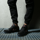  Giày Nam Nike Air Jordan 1 Low 'Black Red Orbit' 