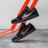  Giày Nam Nike Air Jordan 1 Low 'Black Red Orbit' 