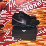  Giày Nam Nike Air Jordan 1 Low 'Black Red Orbit' 