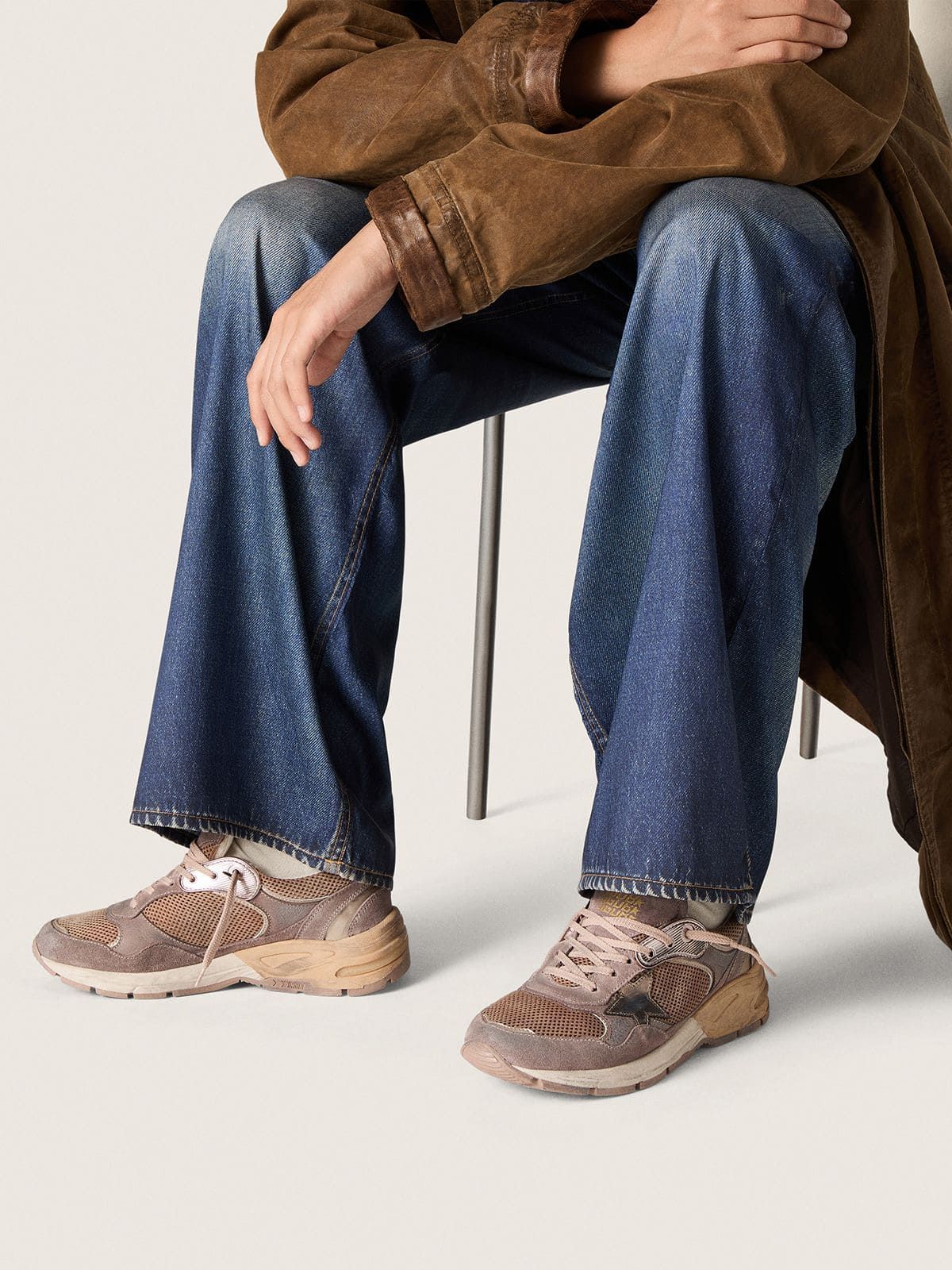  Giày Nữ Golden Goose Dad-Star 'Lilac' 