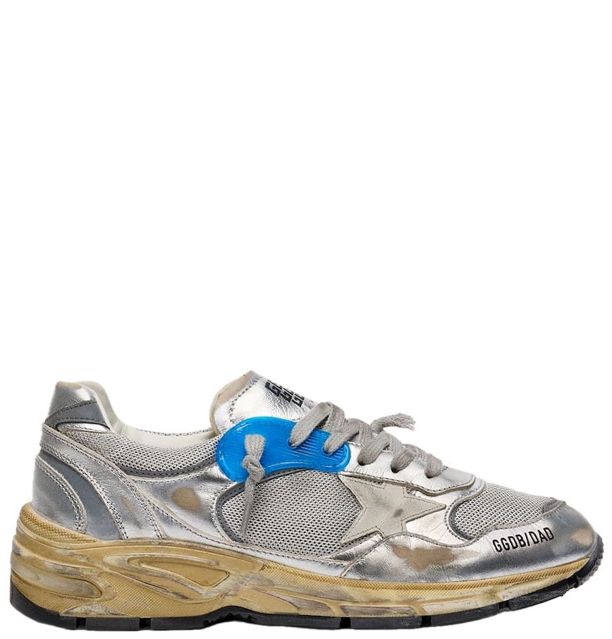  Giày Nữ Golden Goose Dad-Star 'Silver' 