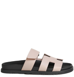  Giày Nữ Hermes Chypre Sandal 'Rose Porcelaine' 