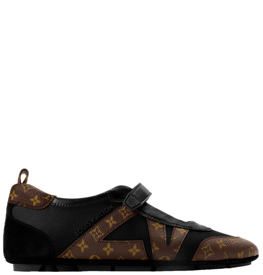  Giày Nữ Louis Vuitton LV Sneakerina Mary Janes 'Brown' 