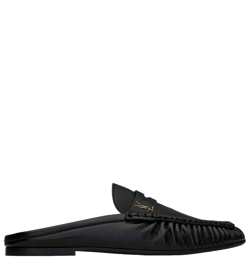  Giày Nữ Saint Laurent Le Loafer Mules 'Black' 