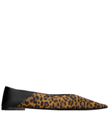  Giày Nữ Saint Laurent Nour Slippers 'Leopard' 