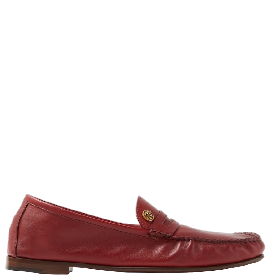  Giày Nữ Versace Guanto Moccassins 'Red' 