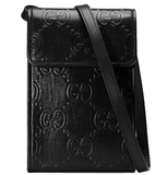  Túi Gucci Logo Leather Shoulder Bag 'Black' 
