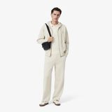  Túi Lacoste Monogram Print Shoulder Bag 'Black' 