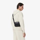  Túi Lacoste Monogram Print Shoulder Bag 'Black' 