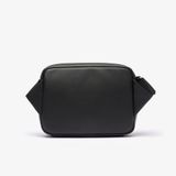  Túi Lacoste Monogram Print Shoulder Bag 'Black' 