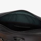  Túi Lacoste Monogram Print Shoulder Bag 'Black' 
