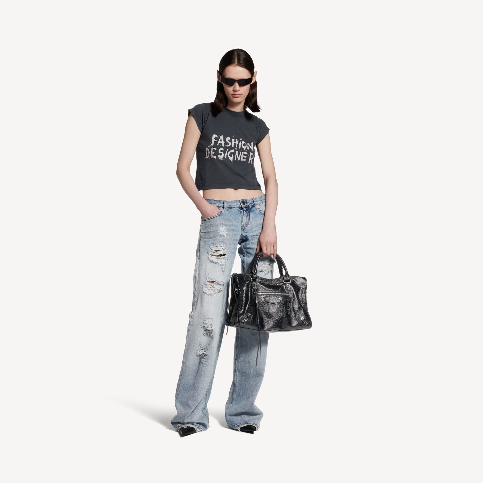  Túi Nữ Balenciaga Le City Bag Medium 'Black' 