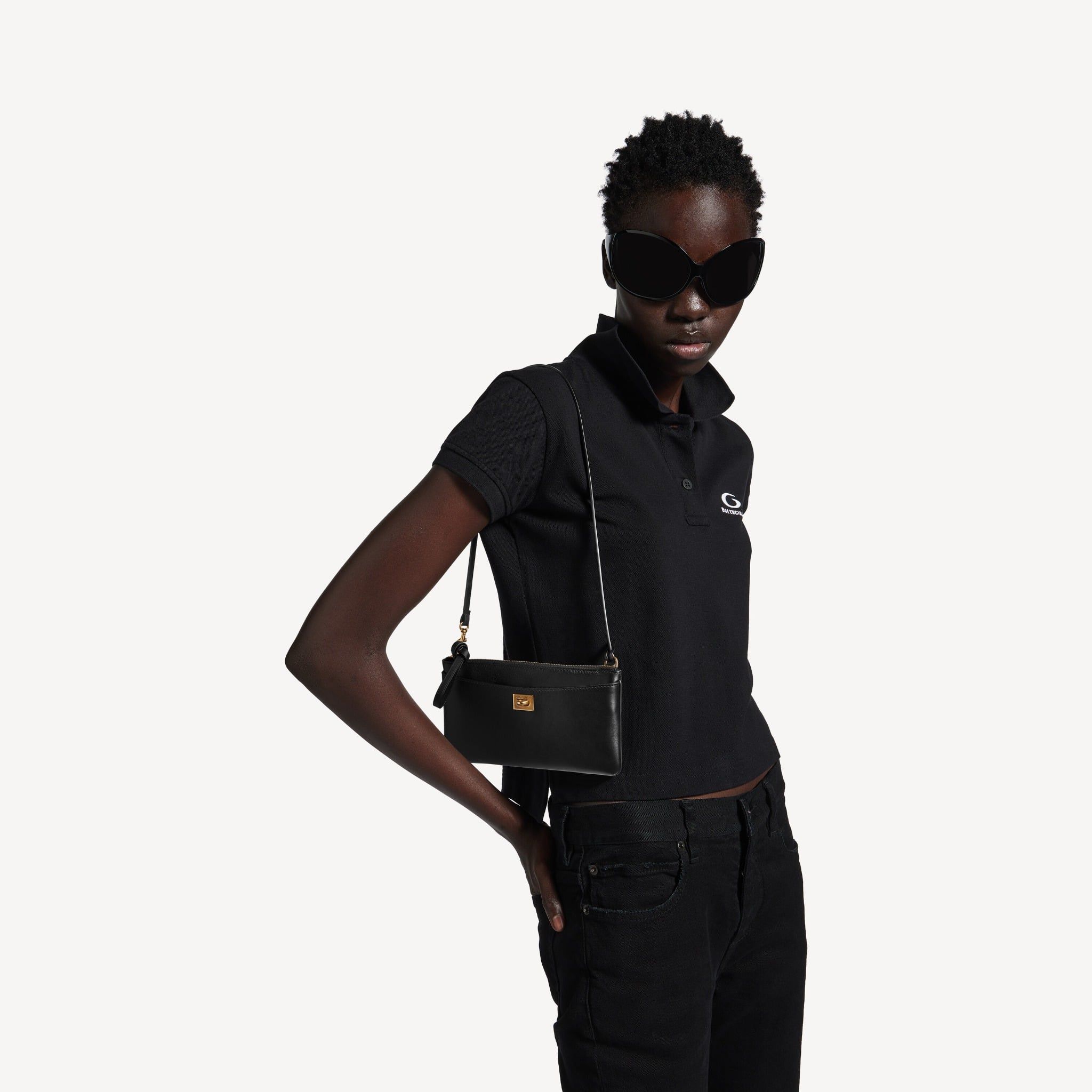  Túi Nữ Balenciaga Rodeo Phone Pouch 'Black' 