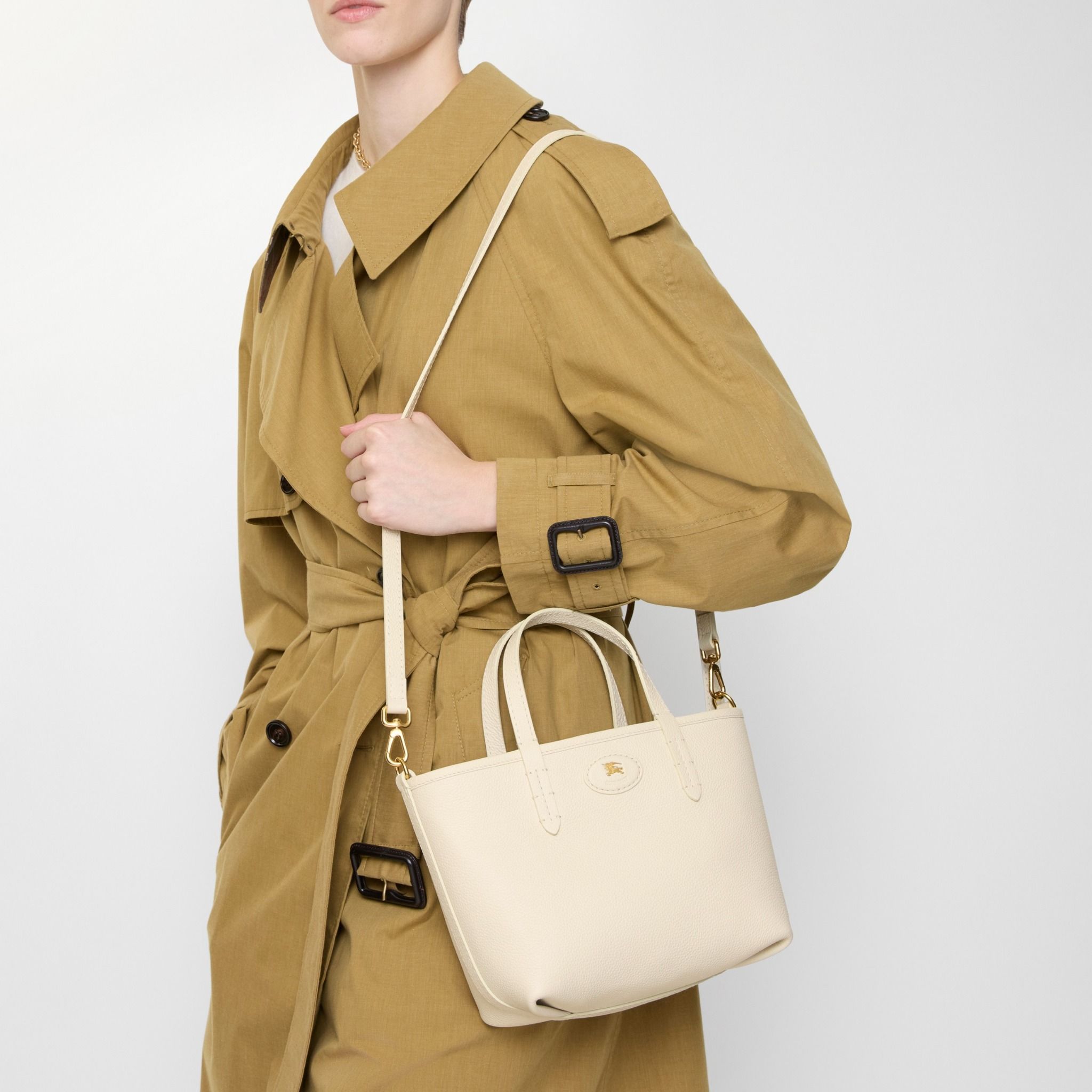  Túi Nữ Burberry Mini Bloomsbury Tote 'Light Beige' 