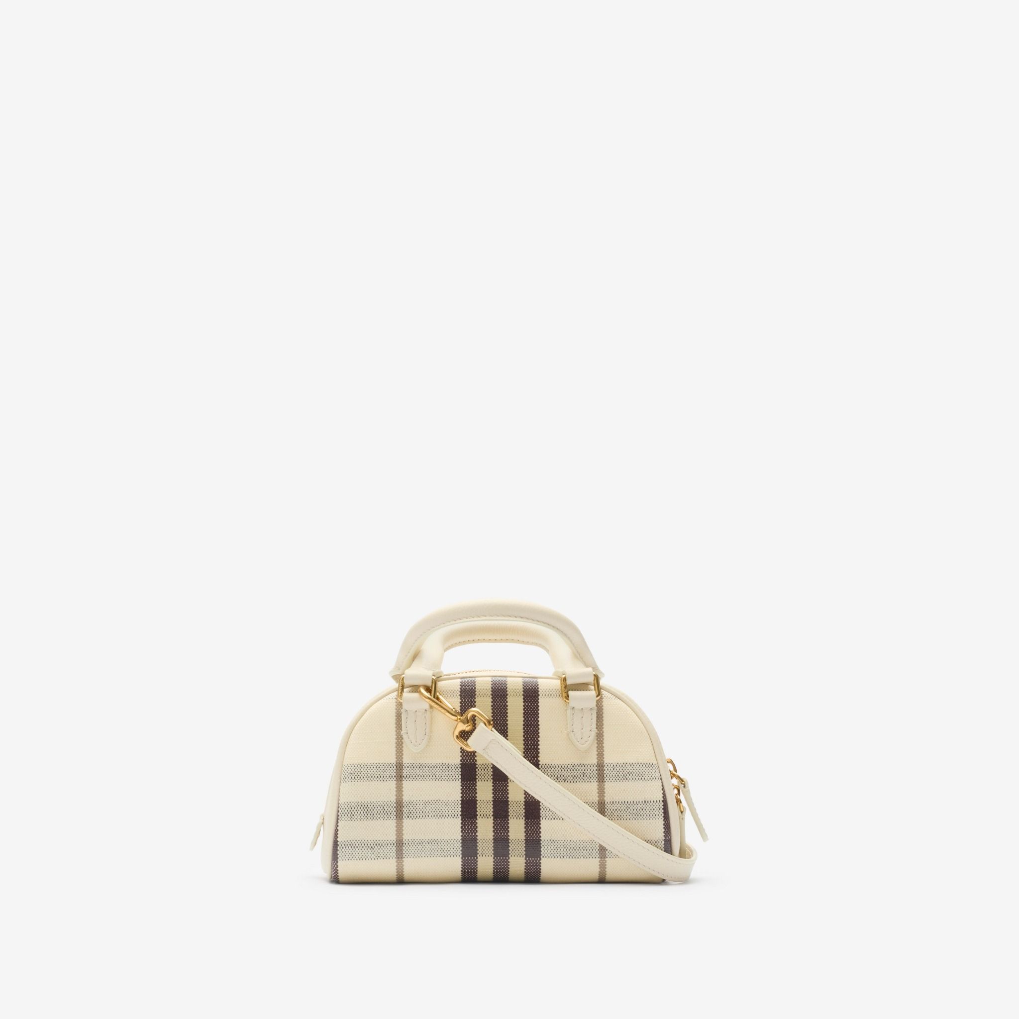  Túi Nữ Burberry Mini Highlands Bowling Bag​ 'Beige' 