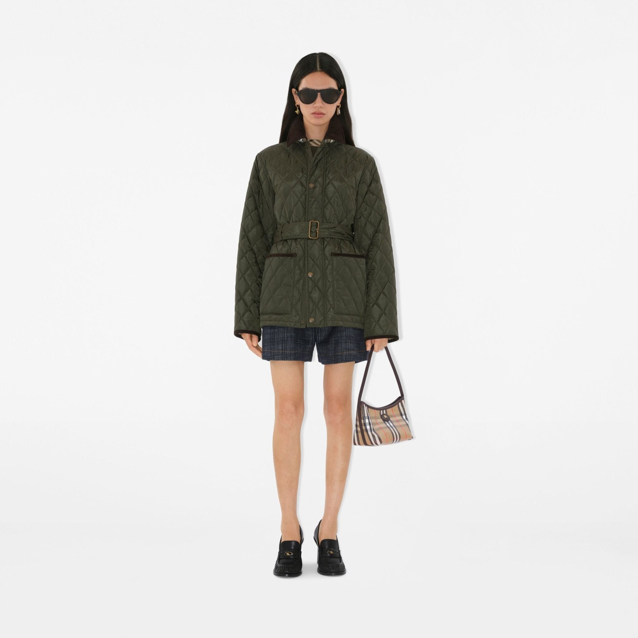  Túi Nữ Burberry Mini Highlands Shoulder Bag​ 'Sand' 