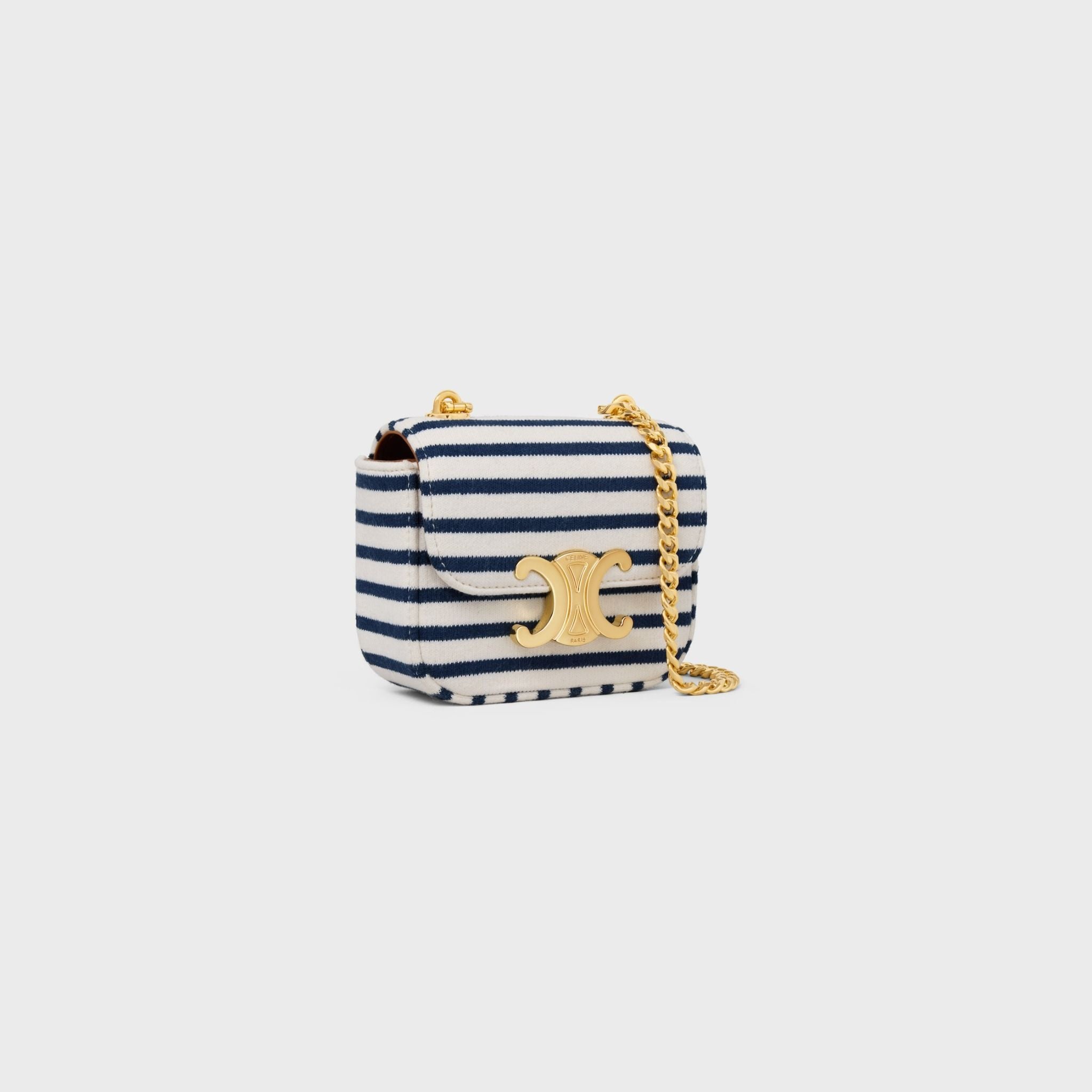  Túi Nữ Celine Mini Chain Claude 'Navy White' 