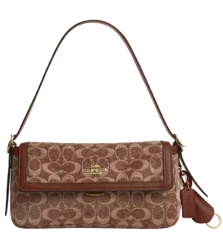  Túi Nữ Coach Etta Small Flap Shoulder Bag 'Brown' 