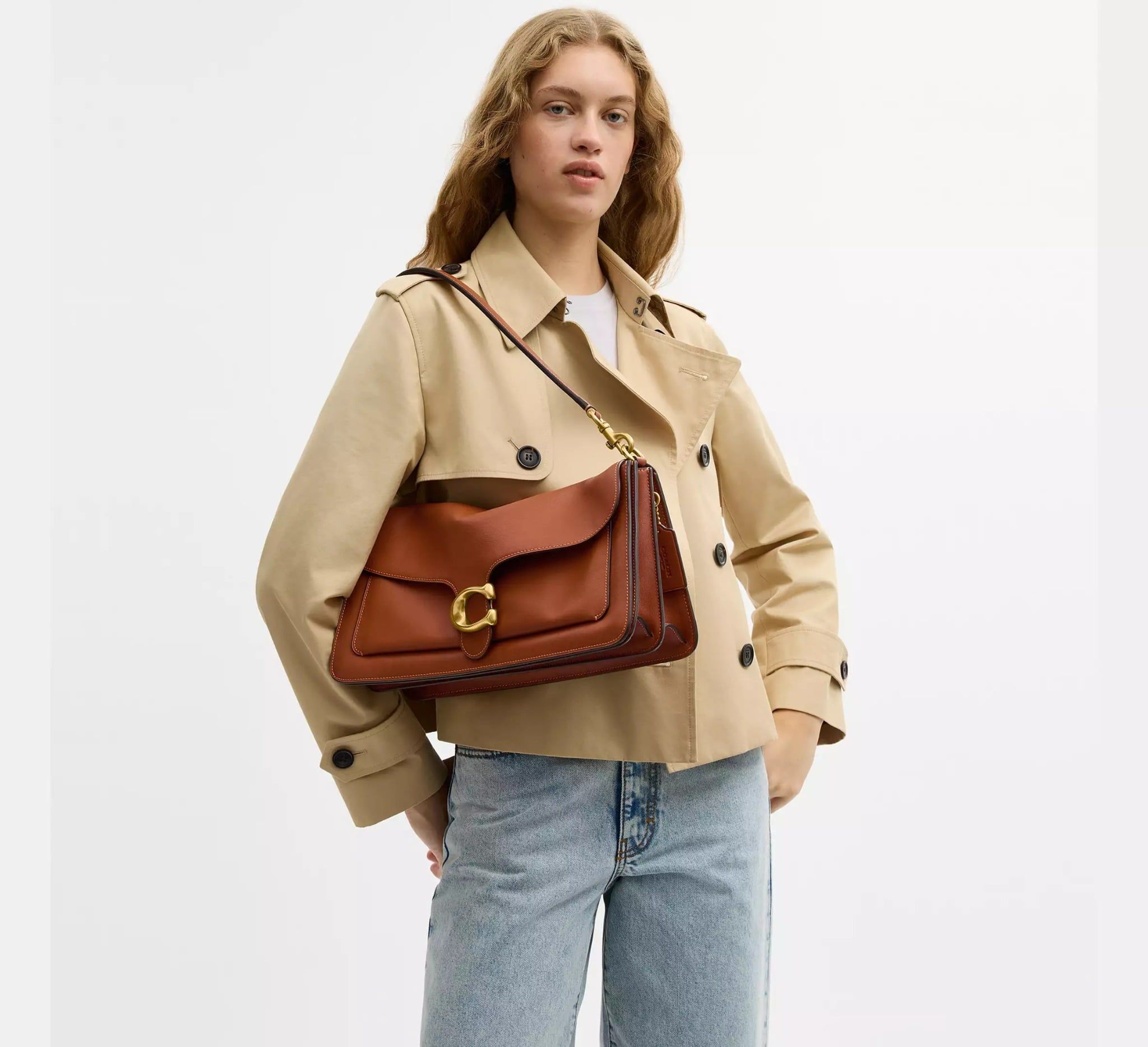  Túi Nữ Coach Tabby Shoulder Bag 36 'Amber Brown' 